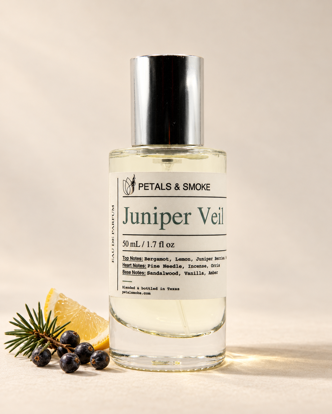 Juniper Veil, 50 mL bottle photograph
