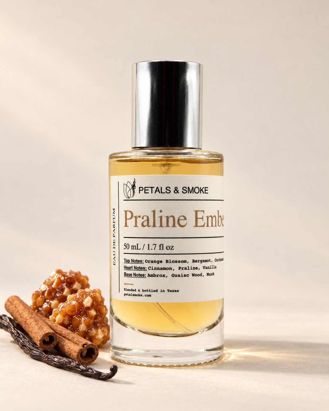 Praline Ember, 50 mL bottle photograph
