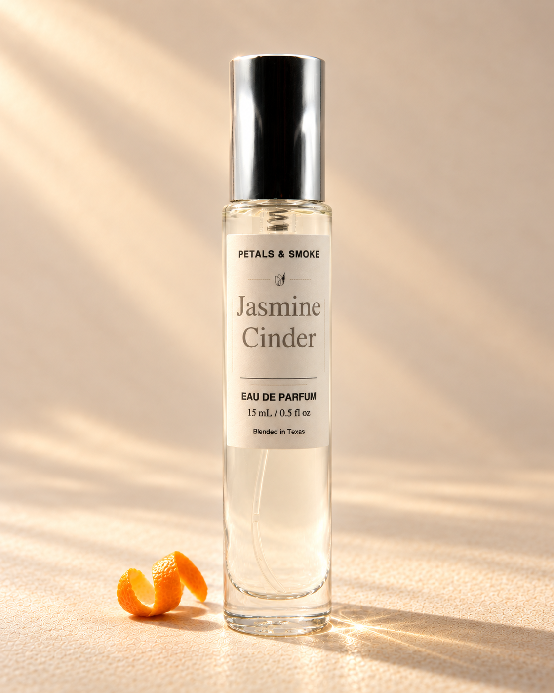 Jasmine Cinder, 15 mL bottle photograph