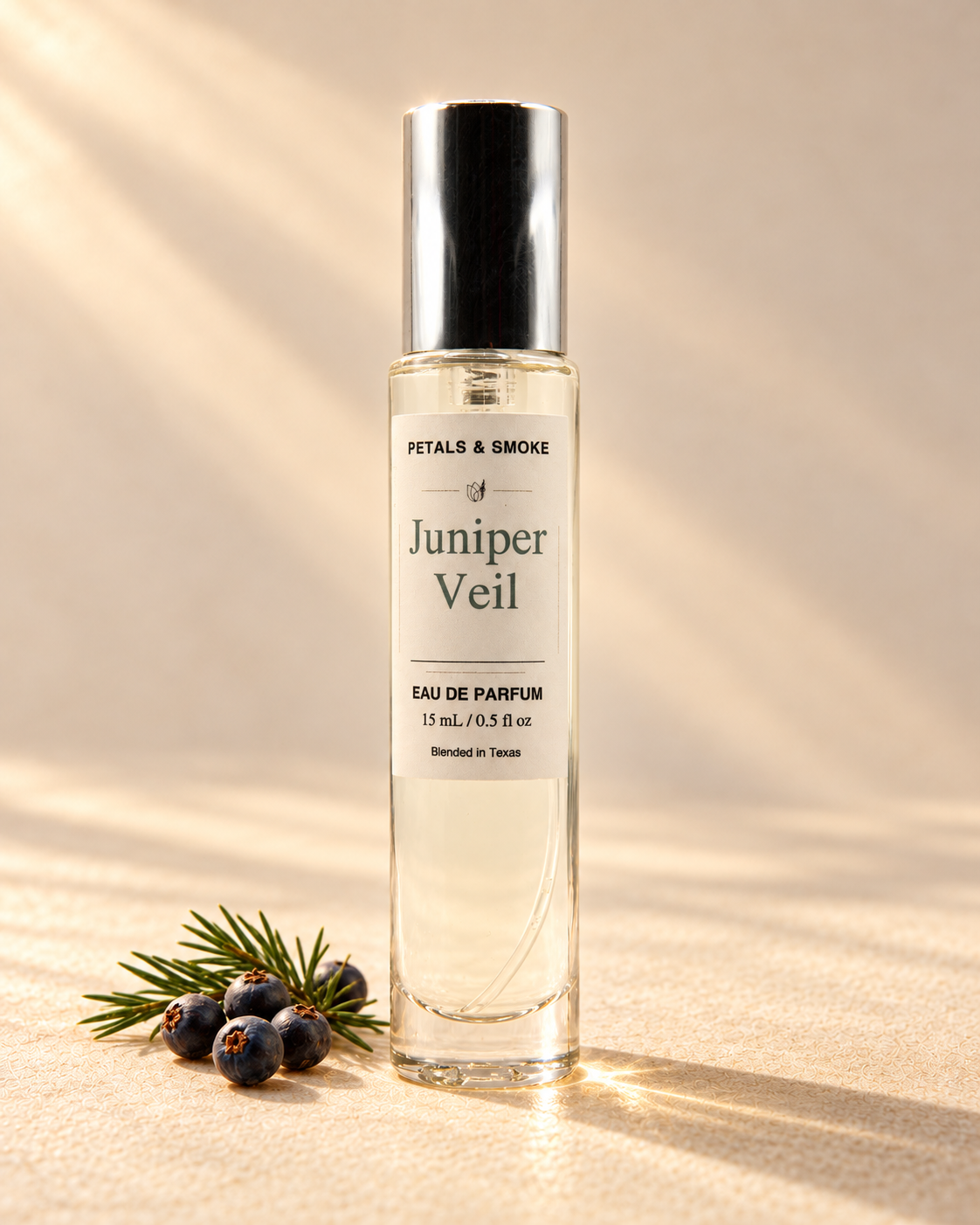 Juniper Veil, 15 mL bottle photograph