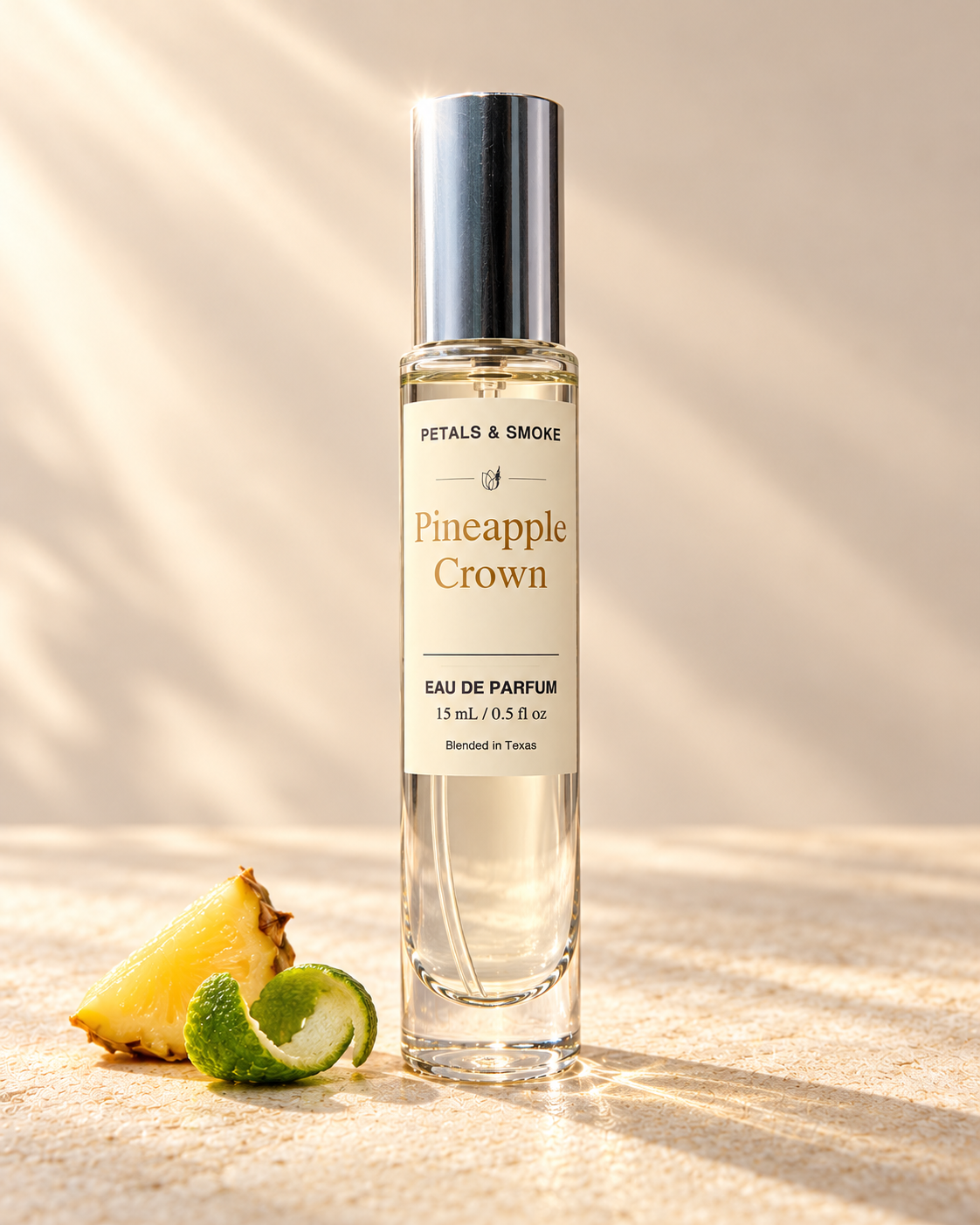 Pineapple Crown, 15 mL bottle photograph