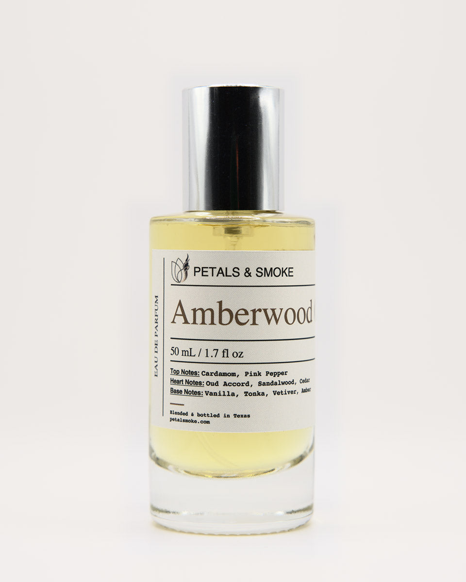 Amberwood Oud, 50 mL bottle photograph
