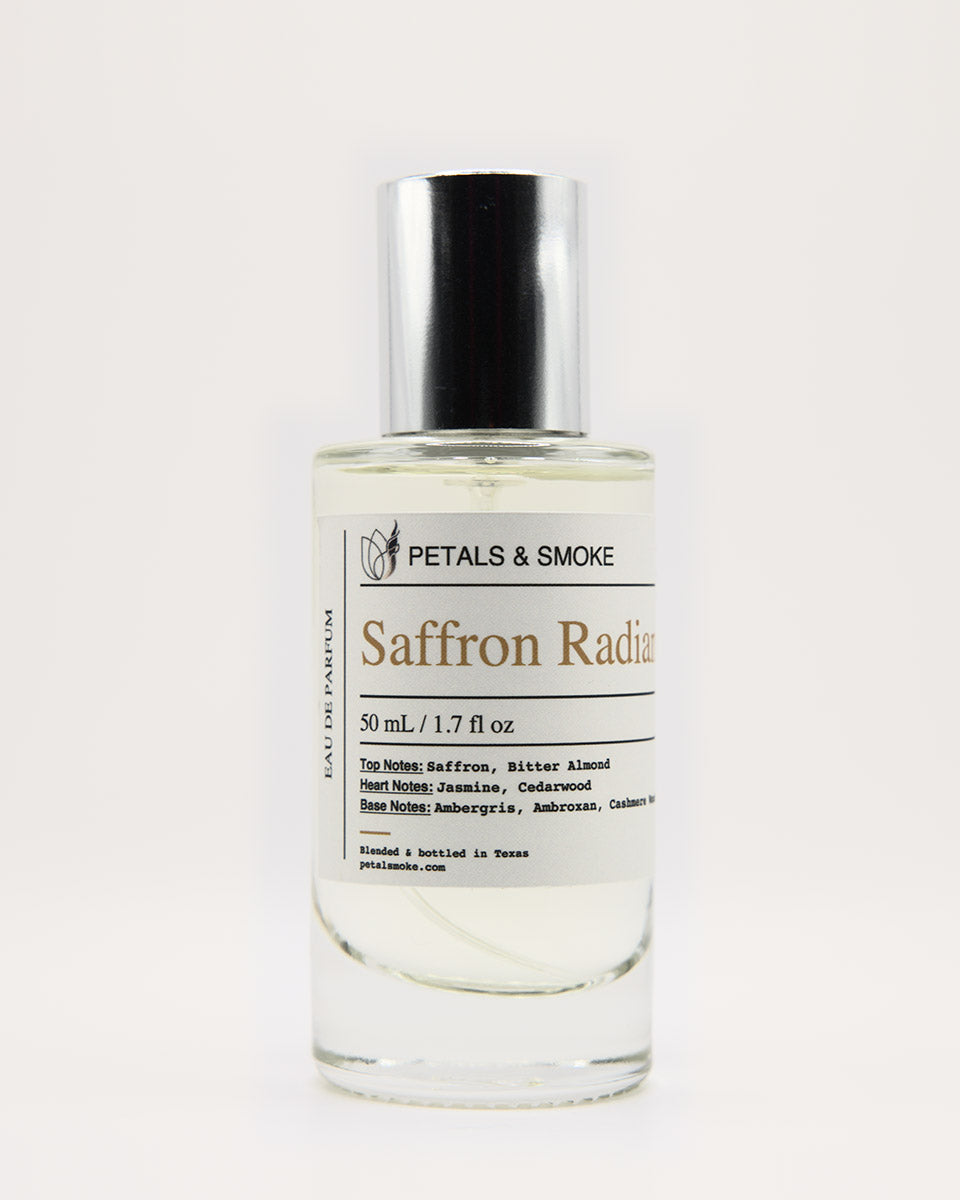 Saffron Radiant Extrait, 50 mL bottle photograph